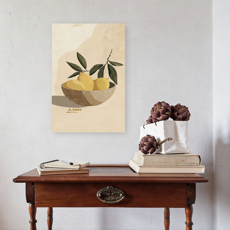 Reproduction d'art mural Lemon Harmony, H 24 po x l 16 po