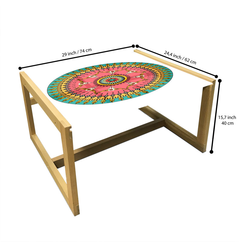 Jamarques Sled Coffee Table, 40cm H x 74cm W x 62cm D