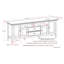 Redmond - 72" TV Media Stand - Black  On-Site
