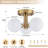 3-Light Glass Semi Flush Mount-1469233606