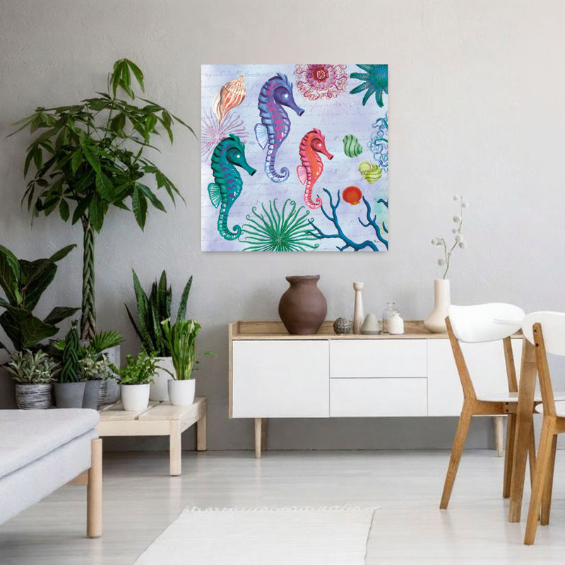 Art tropical tropical sous-marin II, H 36 po x l 36 po