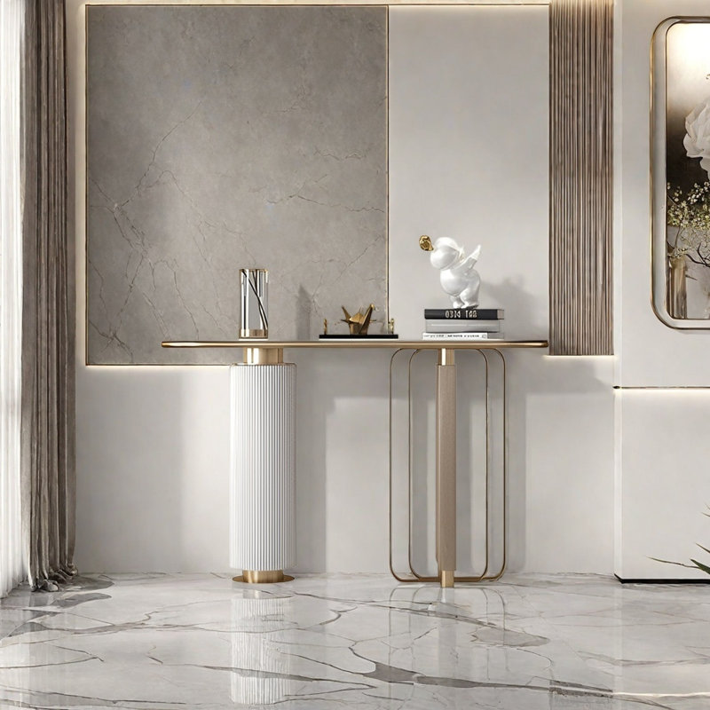 Console moderne minimaliste, H 33,46 po x l 39,37 po x P 13,78 po