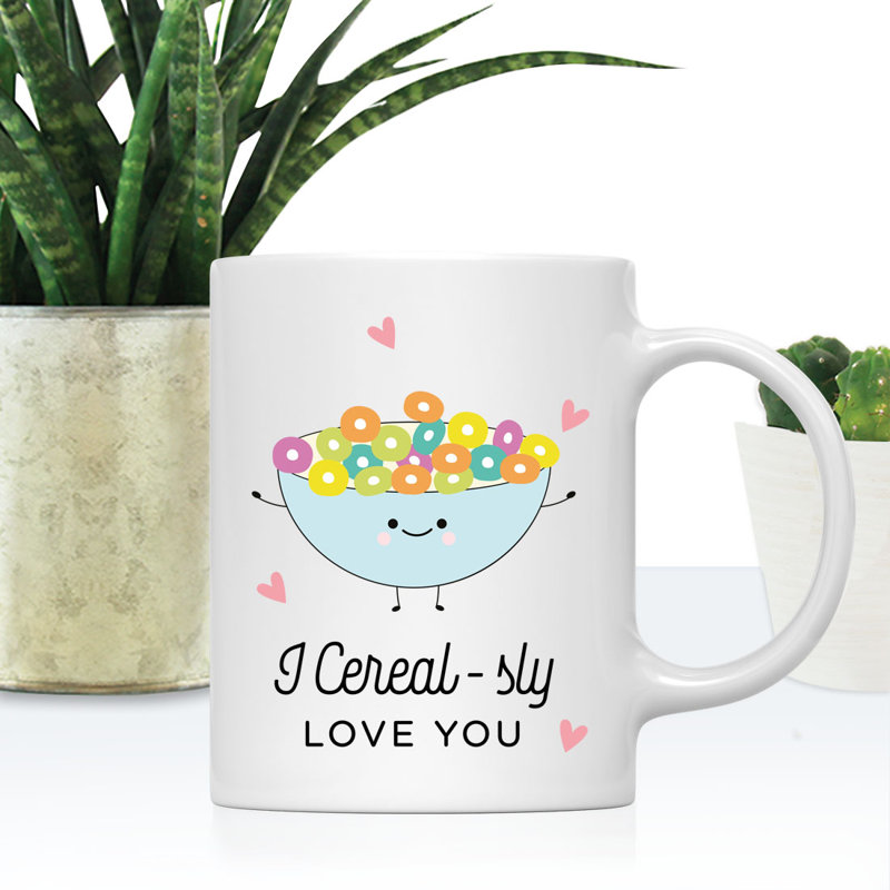 Tasse à café Funny Food pun, Céréales