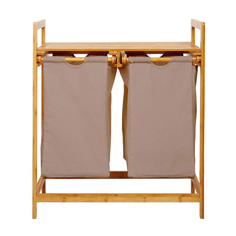 Laundry Sorter with Handles, Grey