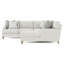 Bernhardt Mila 4-Piece Right Facing Fabric Sectional