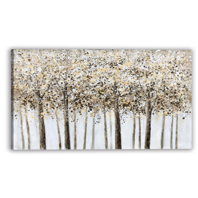 Golden Forest - reproduction d'art sur toile tendue