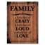 «Family» par Olivia Rose - reproduction d'art textuel sur toile tendue-32927701