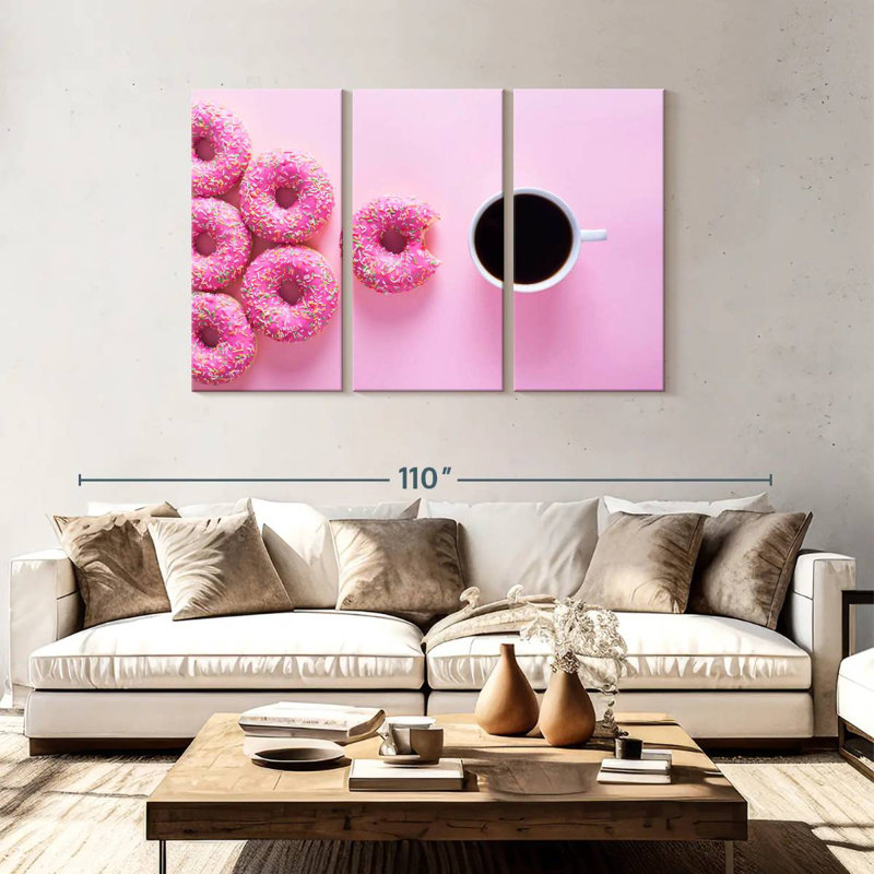 Yarlin Doughnuts And Coffee, 48" H x 74" W