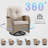 Maximos 3-Piece Outdoor Swivel Chairs with Cushions-2035933320-2035933333