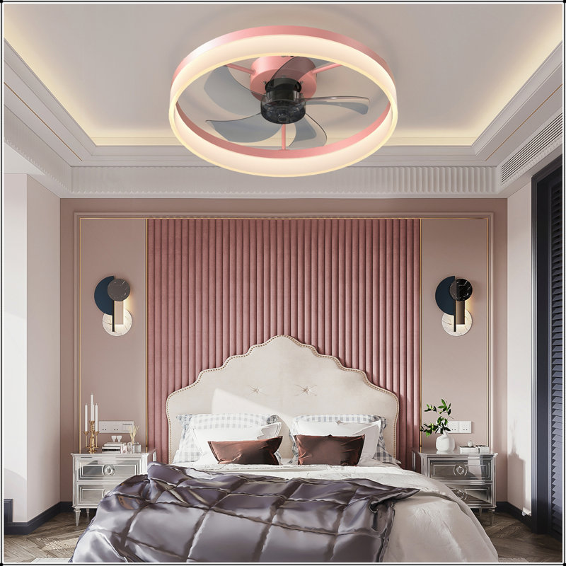 Ventilateur de plafond à DEL à intensité variable silencieuse au design moderne et mince pour un confort à longueur d'année et des options d'éclairage polyvalentes