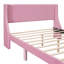 Lit plateforme avec rangement et velours-1125365943