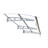 79" X 34" Door Canopy With 0.137" Thick Polycarbonate And Heat- Aluminum Alloy Bracket For Wooden House Window Awning Roof, Wall, Protection & Heavy Snow Load-381420