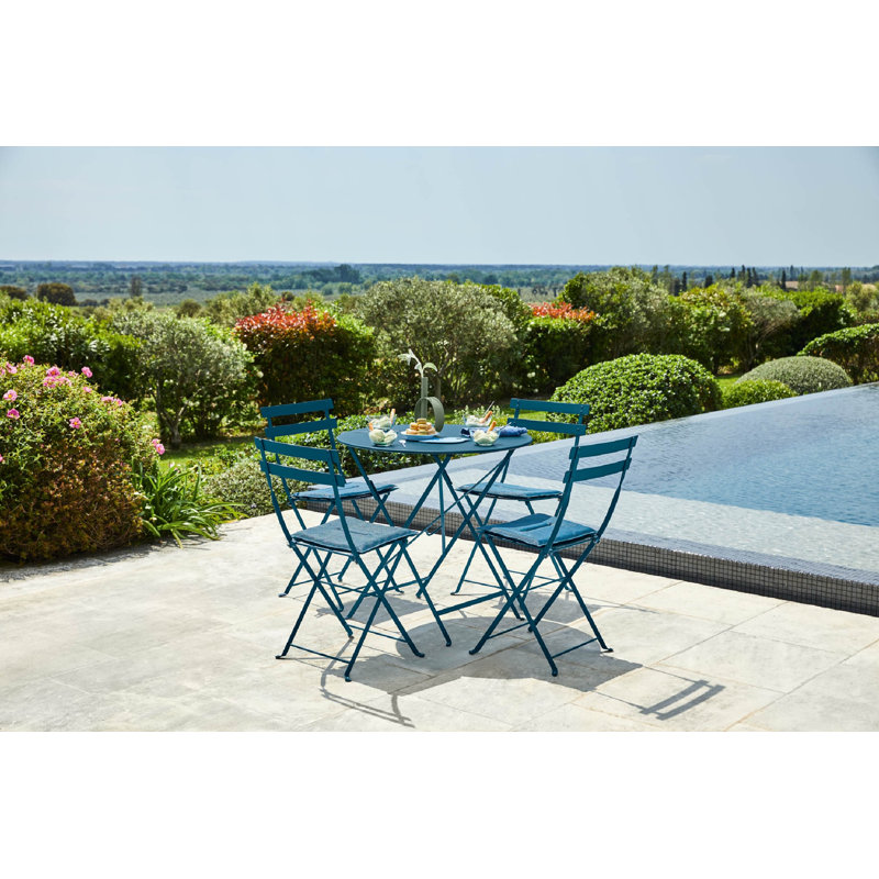 Bistro Outdoor Dining Side Chair, Liquorice