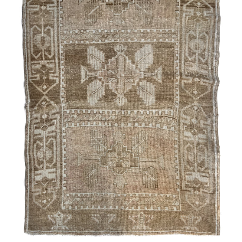 One-of-a-Kind 3'8 X 11'11 Hand Knotted Area Rug