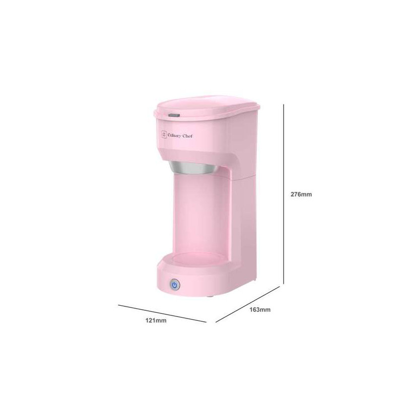 Culinary Chef, Single Cup Coffee Maker, Pink