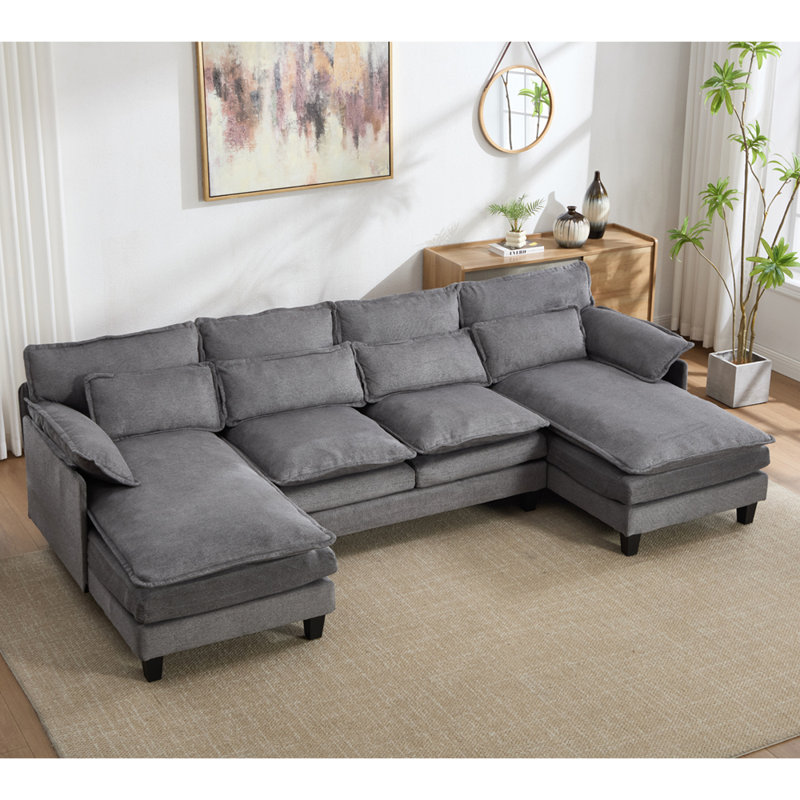 4 Seater Sofa, Grey