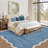 Machine Washable Rug Modern Scalloped Rug Non Slip, Neutral Indoor Carpet, Soft Non Shedding Floor Covering, Low Pile Thin Foldable Printed Mats for Living Room Bedroom Nursery-691826250