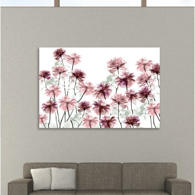 "Energetic Flower Bed 1", toile tendue par Albert Koetsier