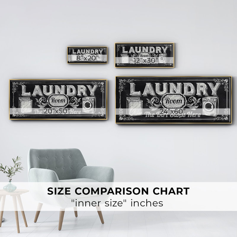 Dirt Stops Here- Framed Canvas, 24" H x 60" W