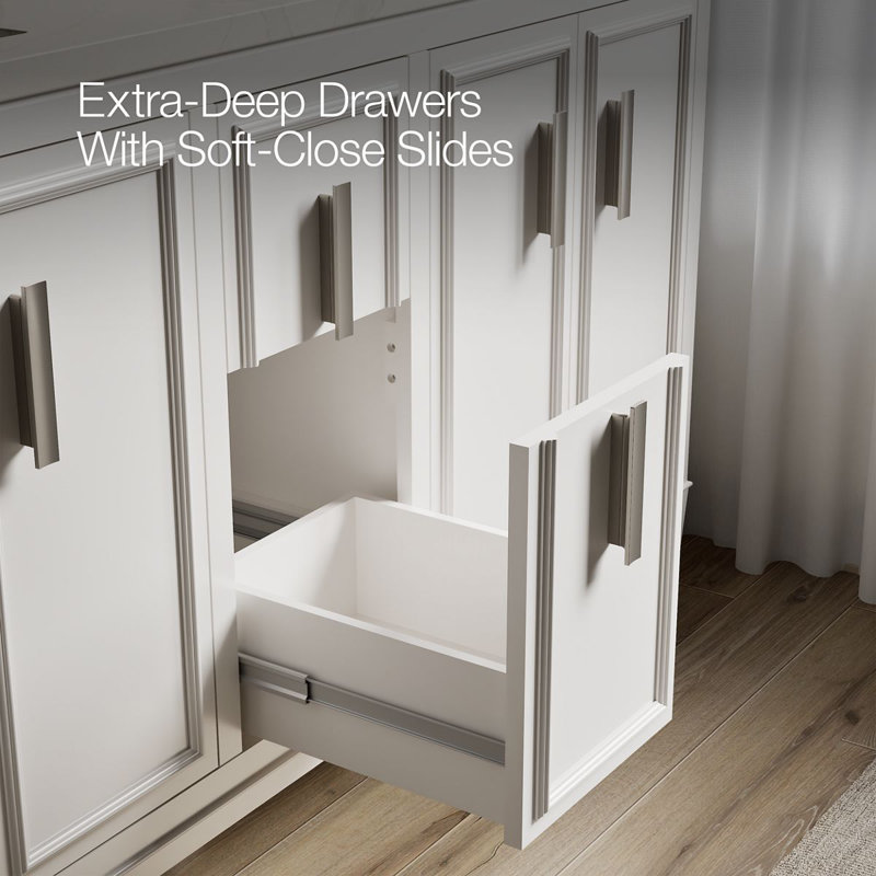 Southerk 60-In Bathroom Vanity Set, White