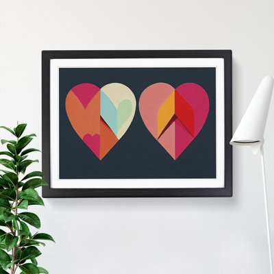 Abstract Art Love Heart Vol.2 - Single Picture Frame Painting
