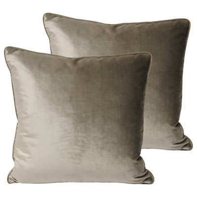 Grey Square Throw Cushion