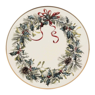 Lenox Winter Greetings 6.5" Butter Plate