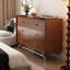 Armoire d'appoint en bois massif rouge-brun-1288540341
