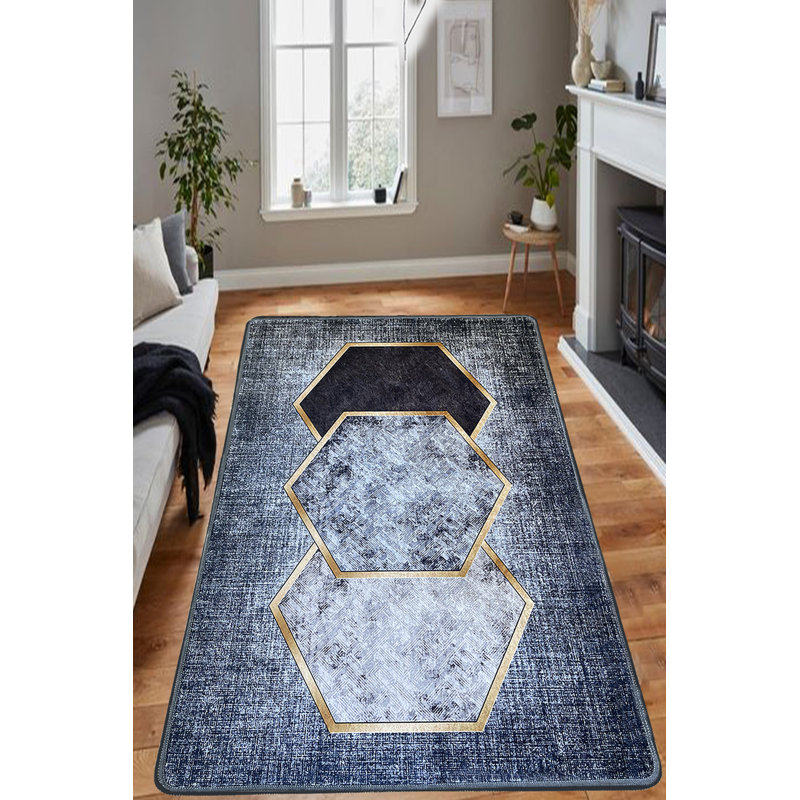 Antibacterial Hall Carpet, Fume Color, 31.5 x 78.7 inches | 100% Polyester, 0.4 in Pile Height | Non-Slip Underside, Machine Washable at 86°F | Durable 700 g/m², Perfect for Entryways & Living Spaces