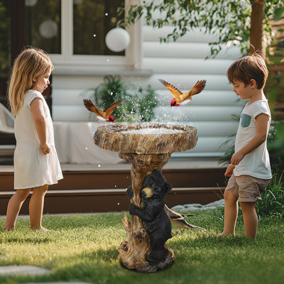 Lealynn Resin Birdbath