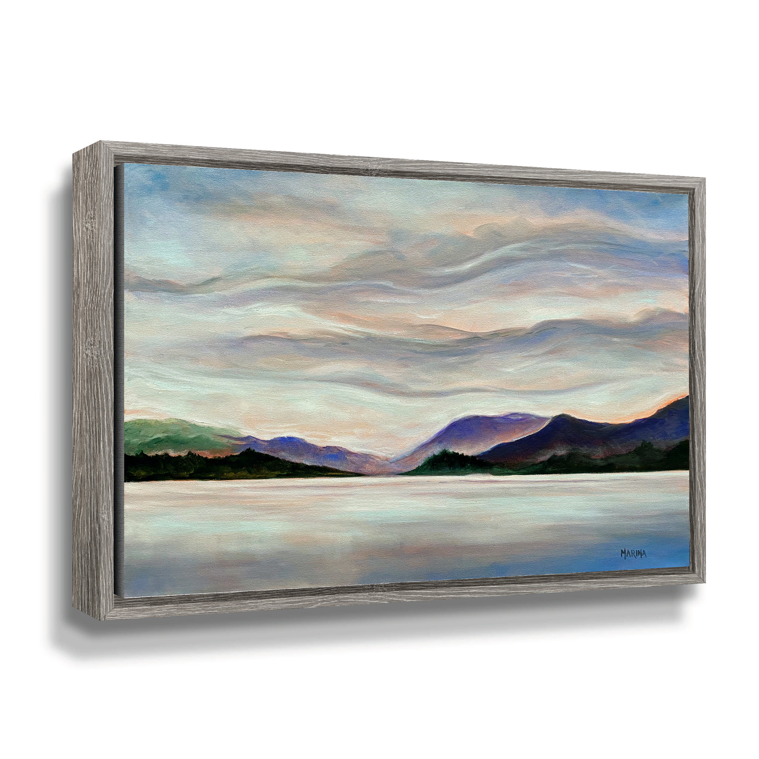 Millwood Pines Berj Lake George Heaven Framed On Canvas Print | Wayfair