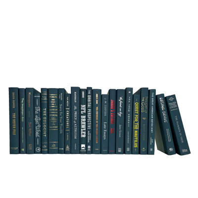 Livres décoratifs - Livres épinette bleue - Livres au pied