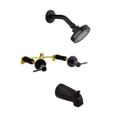 Eastport II Double Handle Wall Mounted Bath Faucet