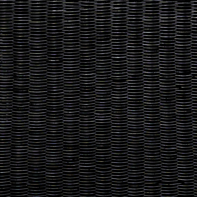 Table basse et table de bout inversée noire en forme de U avec charme rétro utilitaire moderne pour diverses maisons