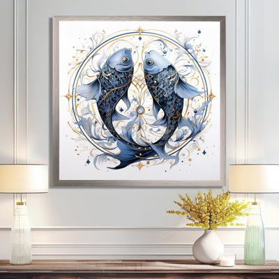 Pisces Zodiac Sign - Astrology Wall Art