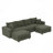  Oversized U-Shaped Sectional Couch with 2 Ottomans-1185180514-1184250914-1184250918