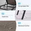 Ensemble de chaise longue pliante en aluminium Wolak pour l'extérieur avec dossier adaptable (chaise simple)-377437237