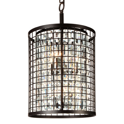 Luminaire suspendu géométrique 6 lumières unique Hargett