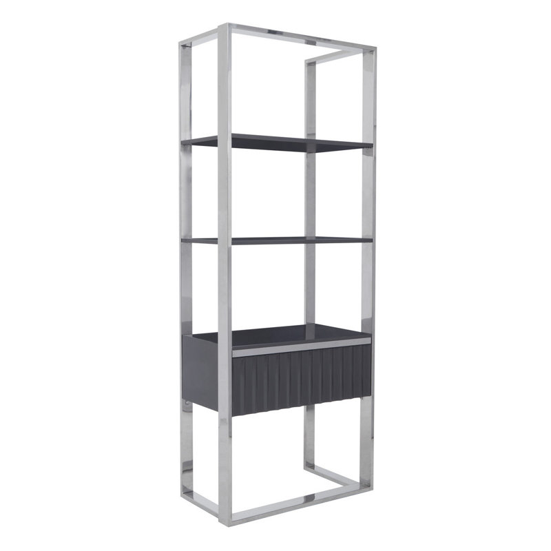 Adavion 210 cm H x 82 cm W Solid Wood Bookcase
