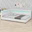 Modern Upholstered Platform Bed Featuring USB Ports and LED Belt-228823722-228823723