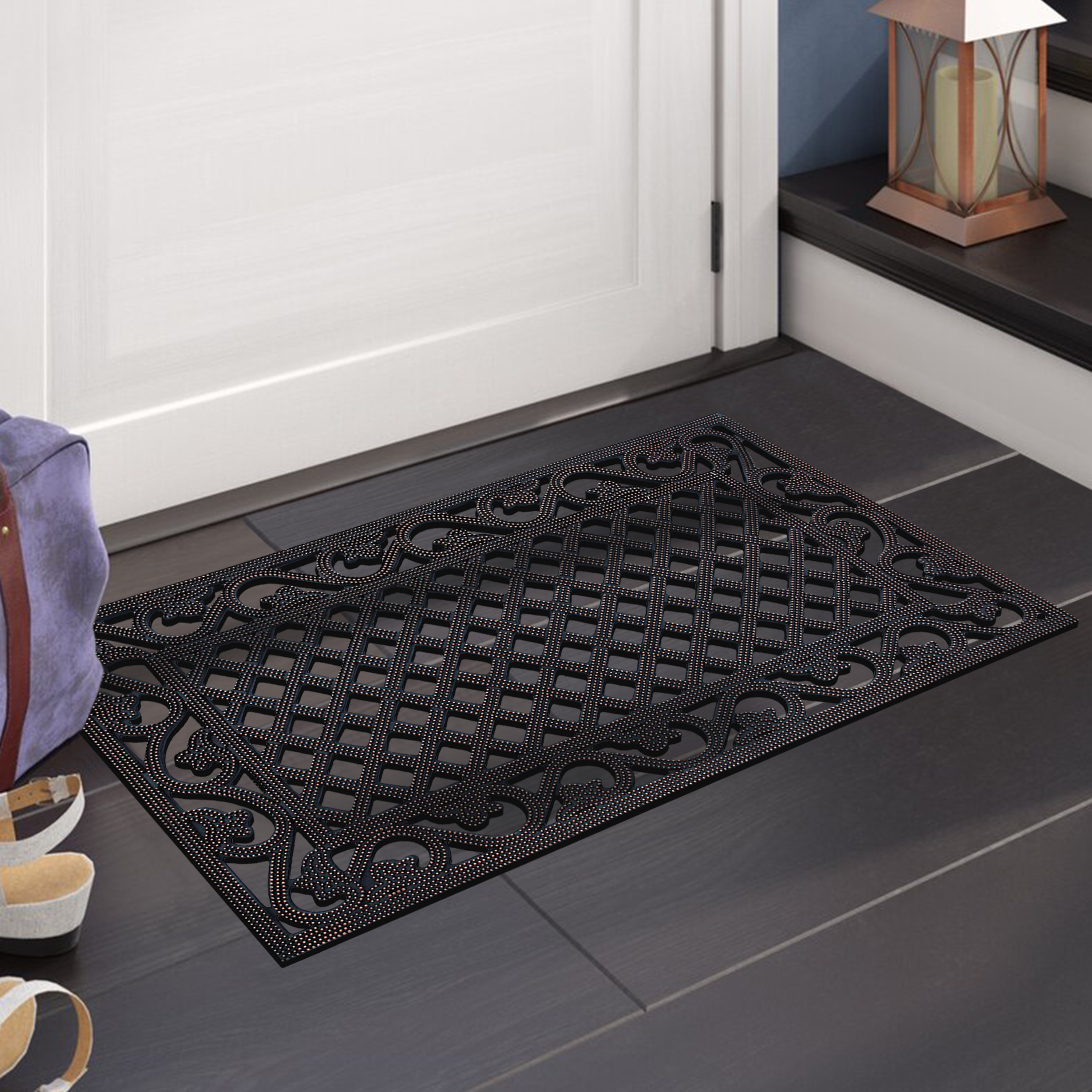Outdoor Indoor Floor Mat Non Slip Dust-proof Doormats Front