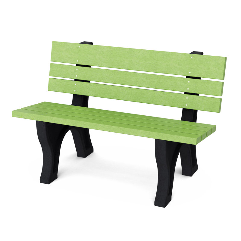 Banc Heritage Park, Vert lime / Noir, 4 pi