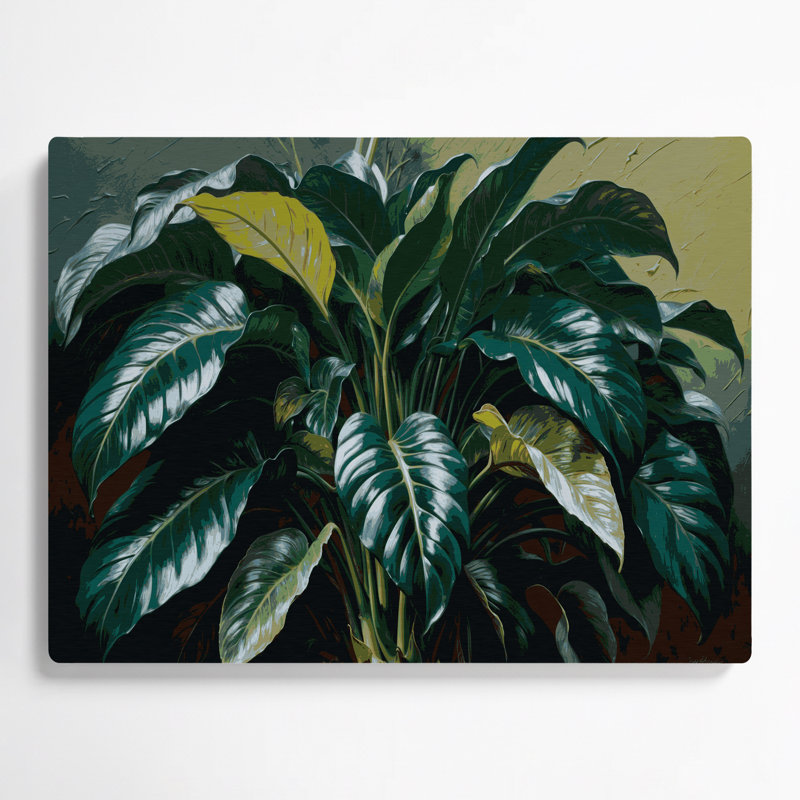 Art mural en métal Botanical, H 288 po x l 432 po x P 0,05 po