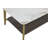 Coffee Table Rectangular Center Table For Living Room Open Space Side Table With Metal Frame