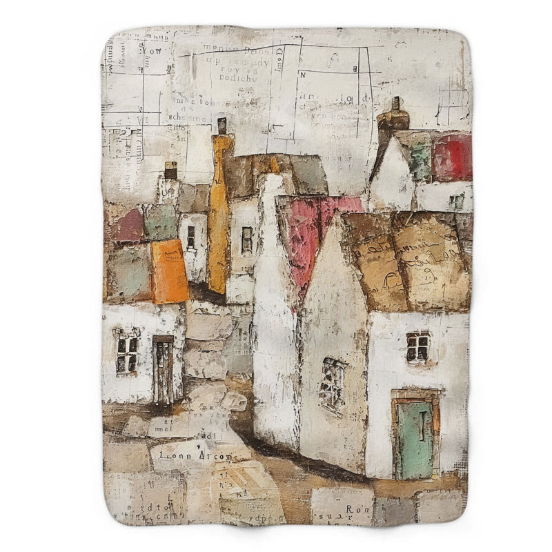 Lived Shoreline Colons - couverture de qualité supérieure 1 pièce, L 60 po x L 80 po