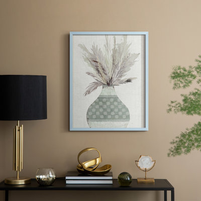 Bandhani Arrangement I, reproduction encadrée - bois massif