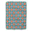 Couverture rouge en sherpa de qualité supérieure 1 pièce Red Geo