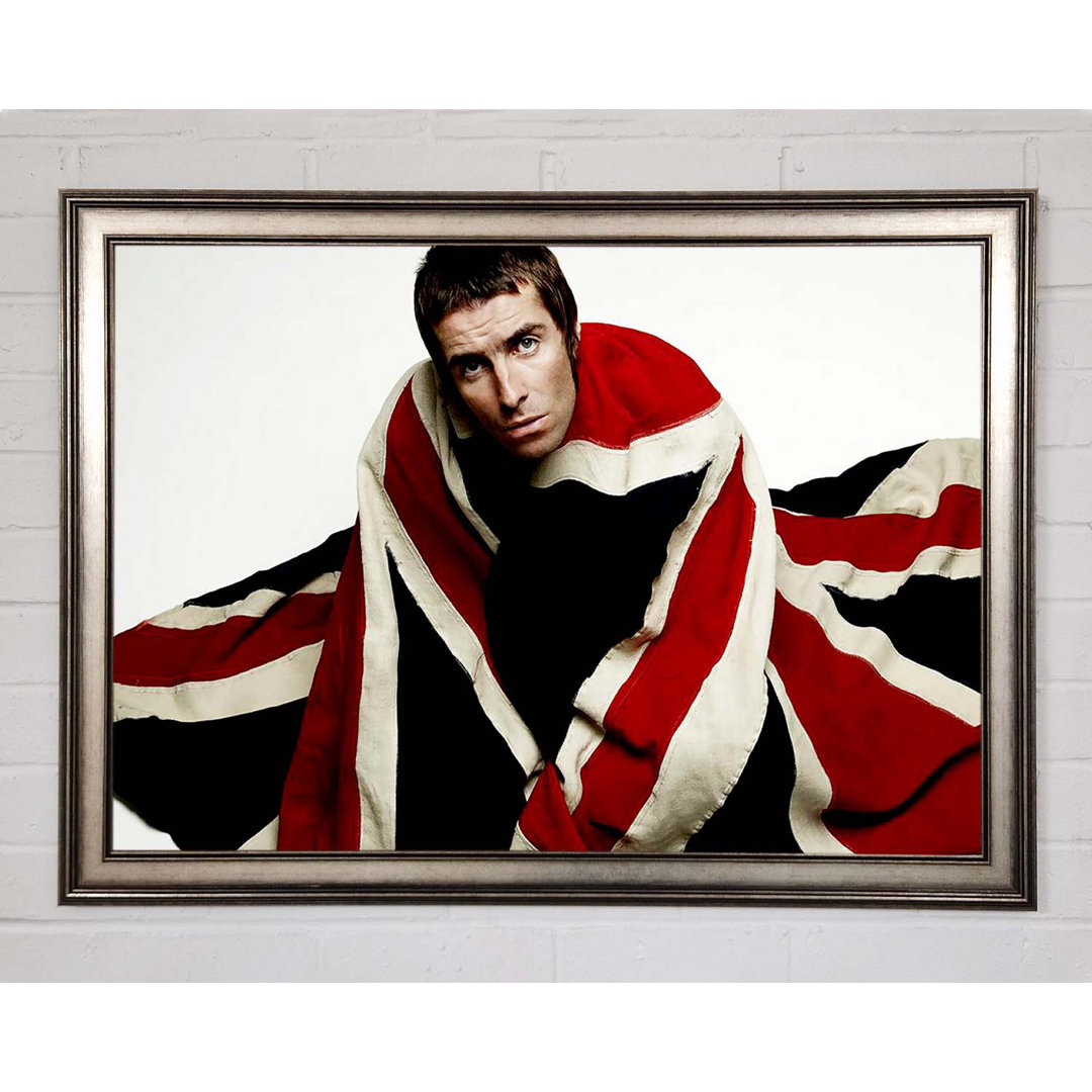 Oasis Liam Gallagher Flagge - Druck