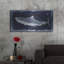 Highland Dunes «Shark Swim 3» par Stellar Design Studio, art mural en métal-455741344
