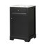 Meuble-lavabo de 20 po avec lavabo, armoire de salle de bain avec porte à fermeture douce, support de rangement et tablette réglable-122273777